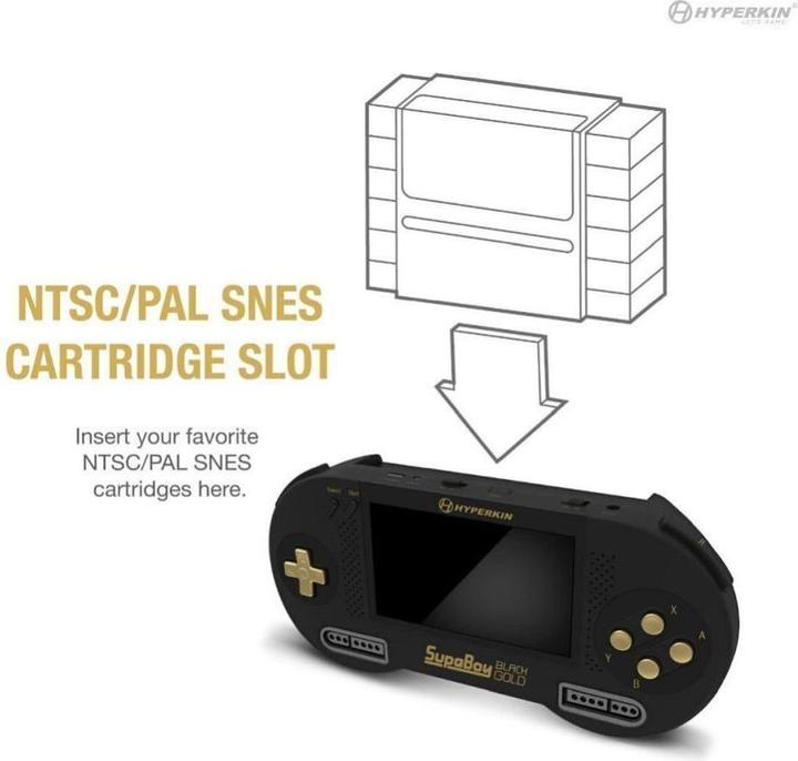 Produktbild Hyperkin Other portable console game SUPABOY M08889-BKC black gold