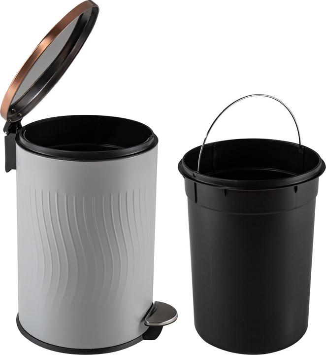 Actual product image HTI-Living Pedal bin Jannik 20 litre grey copper (20 l)