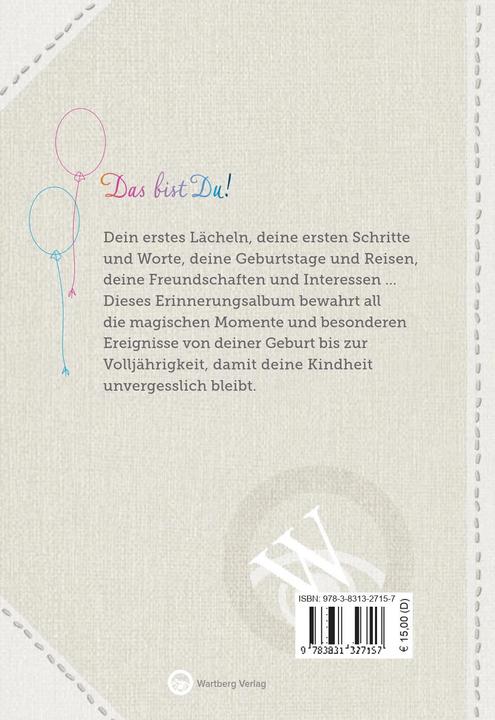 Produktbild Das bist Du! Deine ersten 18 Jahre (Deutsch, Wartberg, 2020)