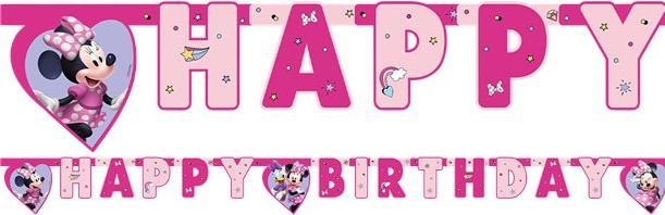 Produktbild Qualatex Guirlande d'anniversaire Minnie Mouse