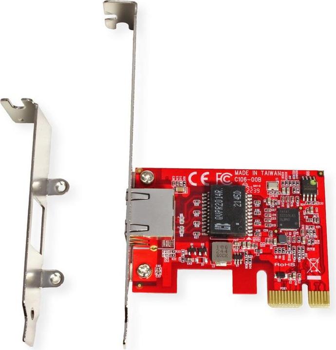 Image du produit Roline Adaptateur PCIe 2.5GbE Ethernet Low Profile - PCI (PCIe)