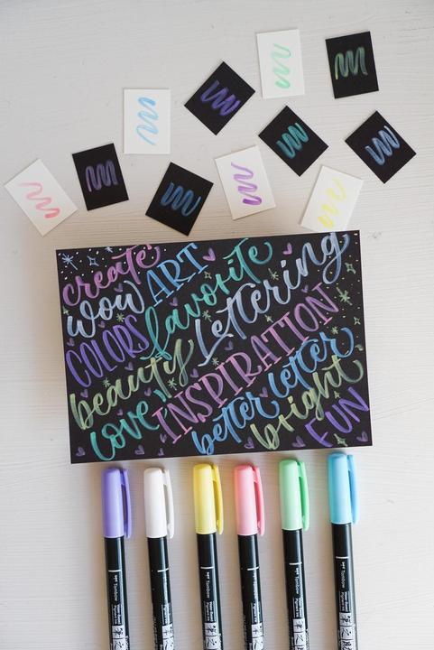 Immagine prodotto Tombow Penna calligrafica (Multicolore, 1 x)
