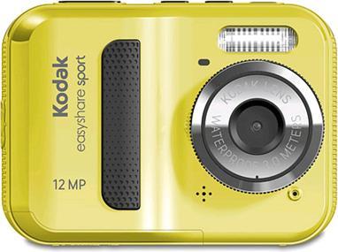 Kodak Easyshare Sport C123, 12MP, Wasserfest, Gelb (1/2,3'')