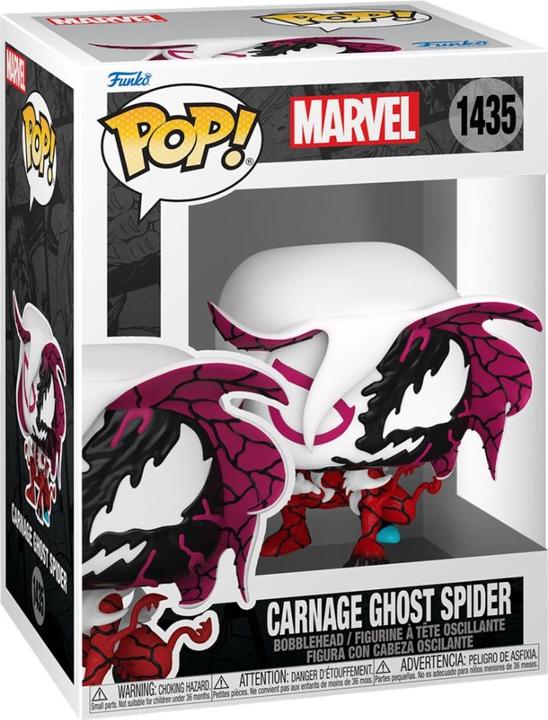 Actual product image Funko Marvel POP! vinyl figure Carnageised - Ghost Spider 9 cm