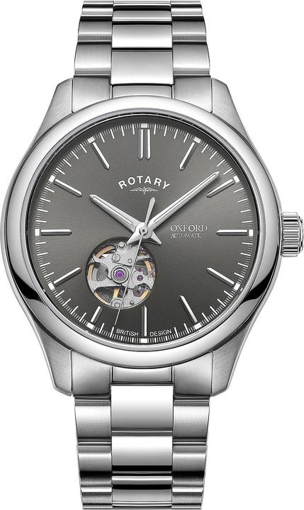 Rotary GB05095/74 Oxford Automatik Herrenuhr 40mm 5ATM (Analoguhr, 40 mm)