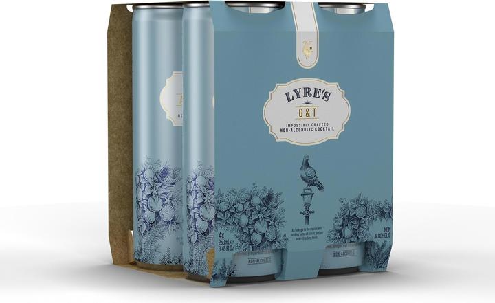 Immagine prodotto Lyre's G&T analcolico 4 x 250 ml (4 x 250 ml)