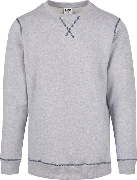 Actual product image Urban Classics Organic Contrast Flatlock Stitched Crew (XL)