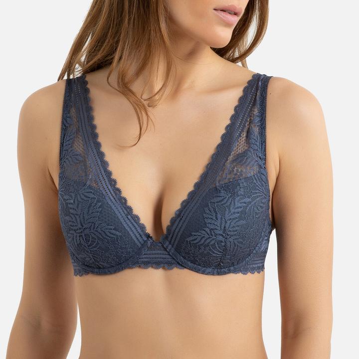 Image du produit La Redoute Collections Soutien-gorge en dentelle foulard en matière recyclée (85 C)