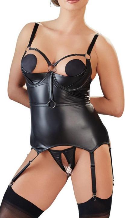 Productafbeelding Cottelli Collection Jarretel overhemd bondage (M)