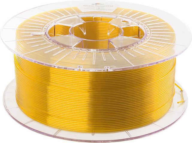 Produktbild Filament / PETG / TRANSPARENT YELLOW / 1,75 mm / 1 kg (PETG, 1.75 mm, 1000 g, Gelb)