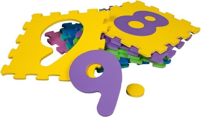 Actual product image Besttoy Soft puzzle mat - Numbers 0-9 - 10 pieces