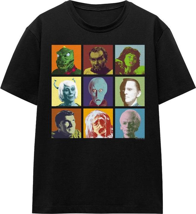Actual product image Unisex Adult Alien Squares T-Shirt (M)