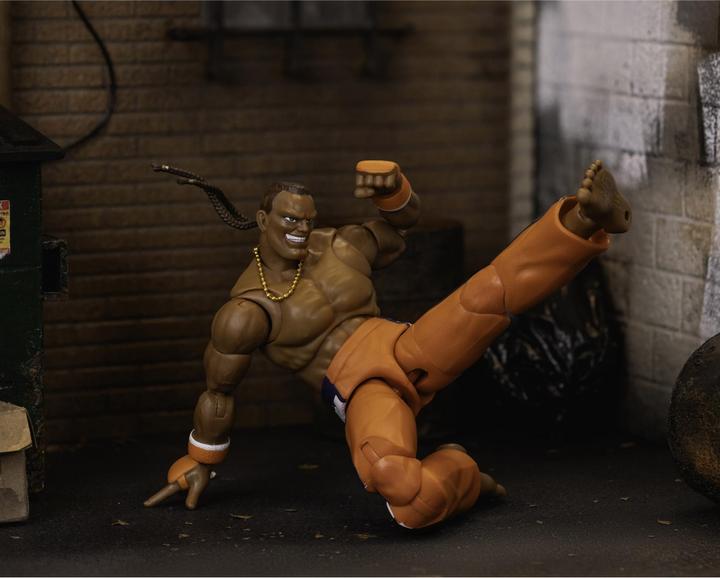 Actual product image Jada Street Fighter II Dee Jay 6" Figure