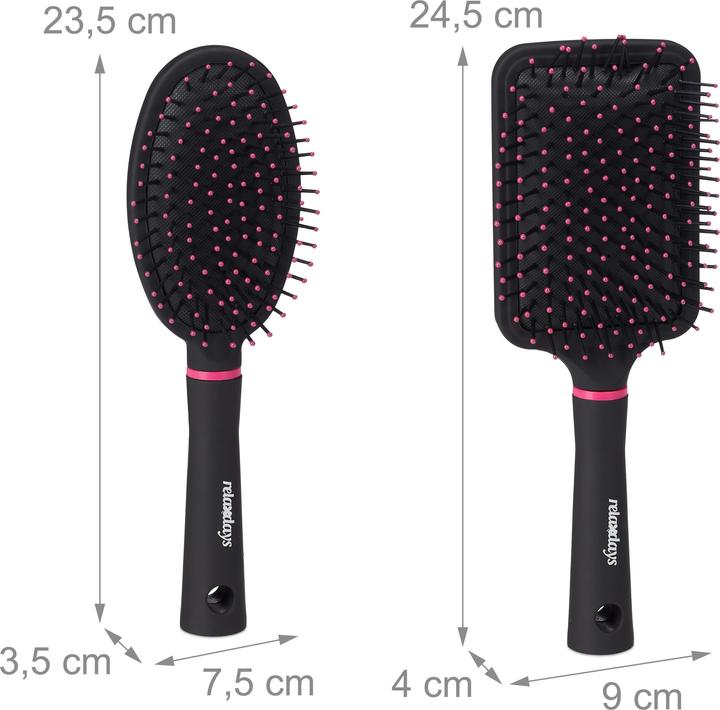 Produktbild Relaxdays 4x Haarbürste