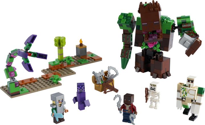 Actual product image LEGO Minecraft 21176 The Jungle Mayhem (21176, LEGO Minecraft)