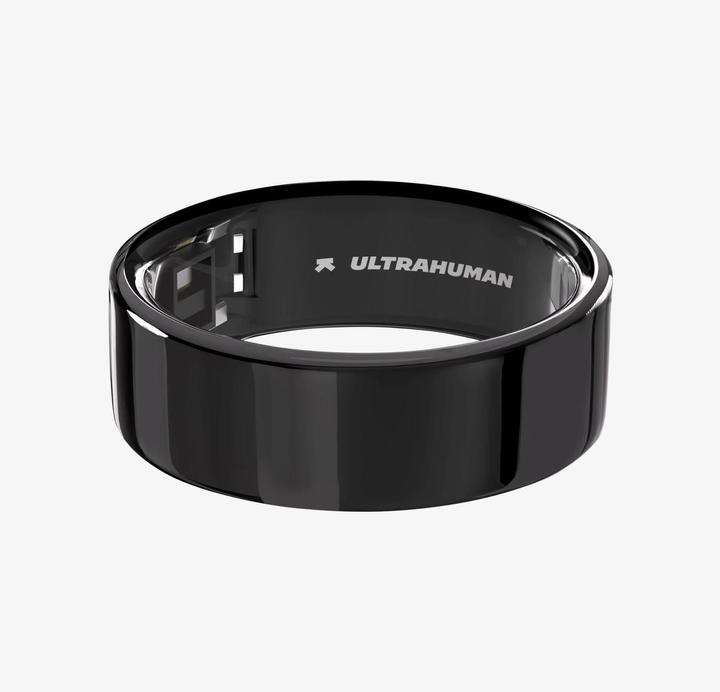 Actual product image Ultrahuman Ring Air- Size-09- Aster Air Black (9, Aster Black)