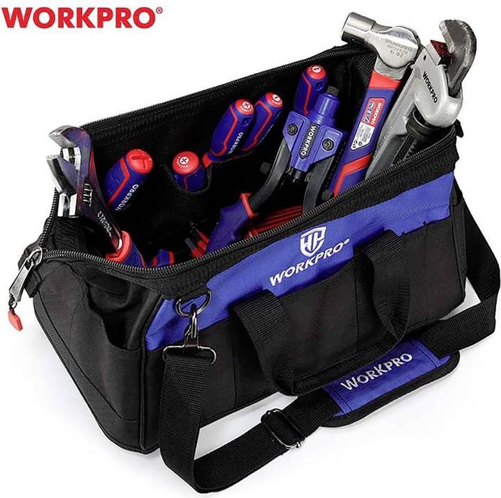 Actual product image Workpro WP281026 Tool bag empty (L x W x H) 510 x 260 x 290 mm (5 pieces)