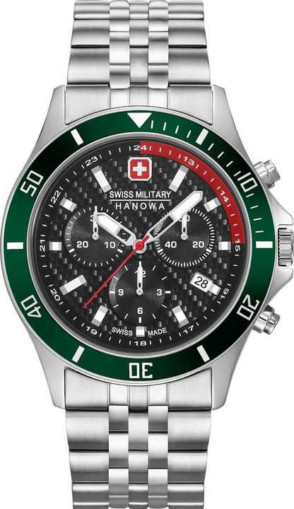 Actual product image Swiss Military Hanowa Flagship Racer Chrono (Analogue wristwatch, 42 mm)