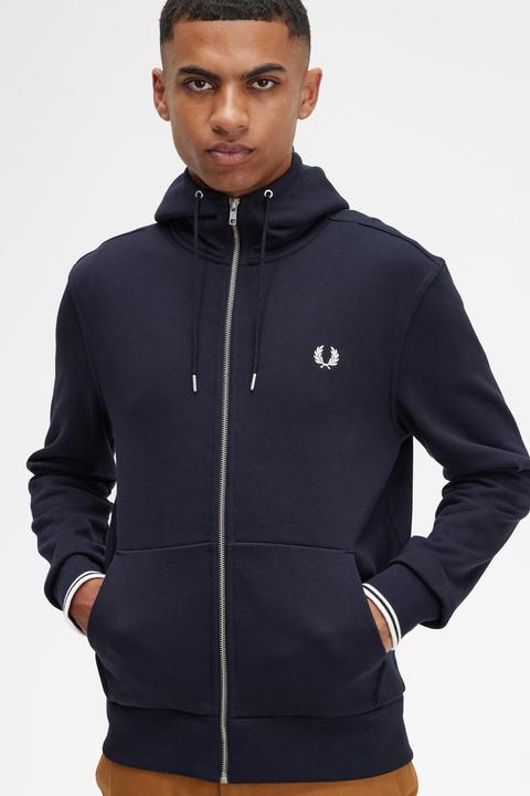 Produktbild Fred Perry Hooded Jacket Navy (M)