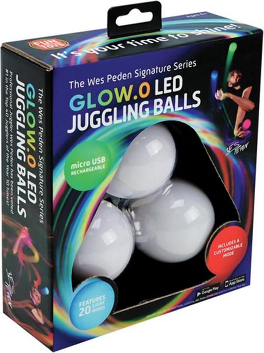 Actual product image Spin Balls Juggling Ball Set of 3 with LED