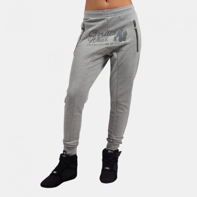 Gorilla Wear Celina Drop Crotch Joggers Grey (L)