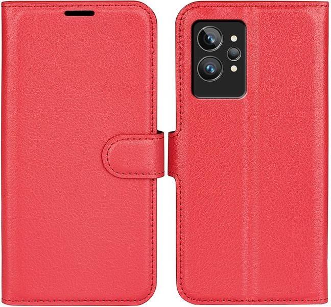 Actual product image MU Classic Litchi Leather Bookcover Series (Realme GT2 Pro)
