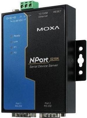 Immagine prodotto Moxa NPort 5210A, server LAN RS232, 2 porte (VGA, RJ45 (1x))