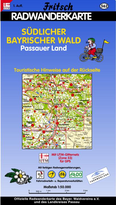 Produktbild RadwanderkarteSüdlicherBayerischerWald-PassauerLand