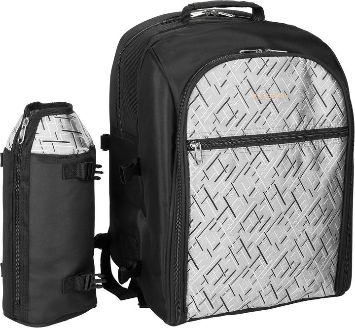 Actual product image Brubaker Picknickrucksack für 4 Personen inkl. Kühlfach + Iso-Flaschenhalter
