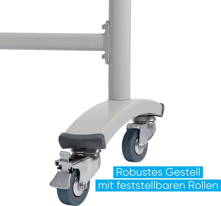 Produktbild Franken Whiteboard Mobil mit Drehfunktion Emaille (120 x 90 cm)