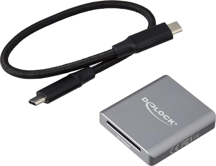 Immagine prodotto Delock Lettore di schede esterno USB-C per schede di memoria SD Express (USB 3.2 Gen 2)