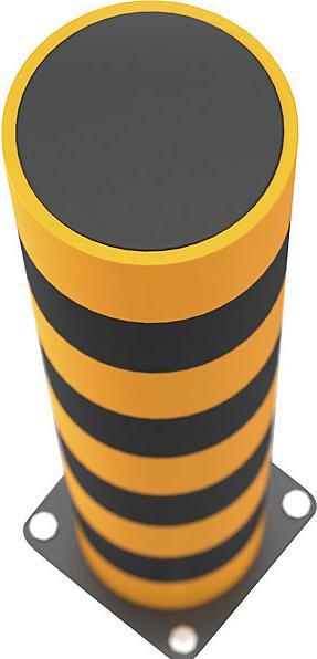 Image du produit Ampere Borne de protection STRONG, diamètre du tube 200 mm, jaune trafic, hauteur 900