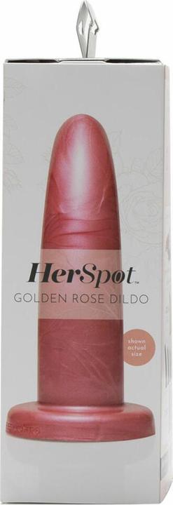 Actual product image Fleshlight HerSpot Dildo Golden Rose Small