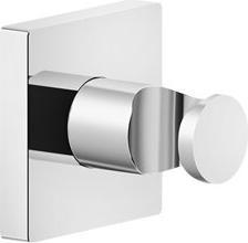 Gessi Emporio fixed wall shower holder, square rosette, 47357