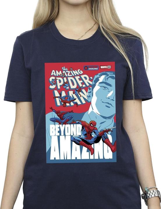 Immagine prodotto Spider-Man Beyond Amazing Cover Maglietta Ampia Donna (5XL)
