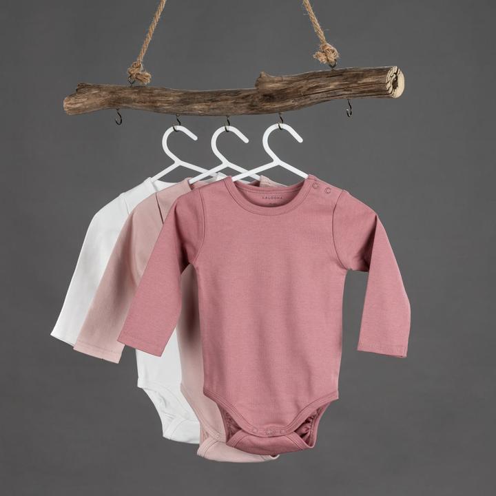 Image du produit La Loona LaLoona Body bébé manches longues Body manches longues 6pcs - Beige Gris - (80)