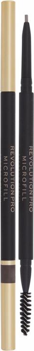 Makeup Revolution Matita per sopracciglia Microfill (Medium Brown)