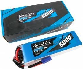 Produktbild Gens Ace LiPo G-Tech 5000mAh 22.2V 45C 6S1P battery with EC5 plug (22.20 V, 5000 mAh)