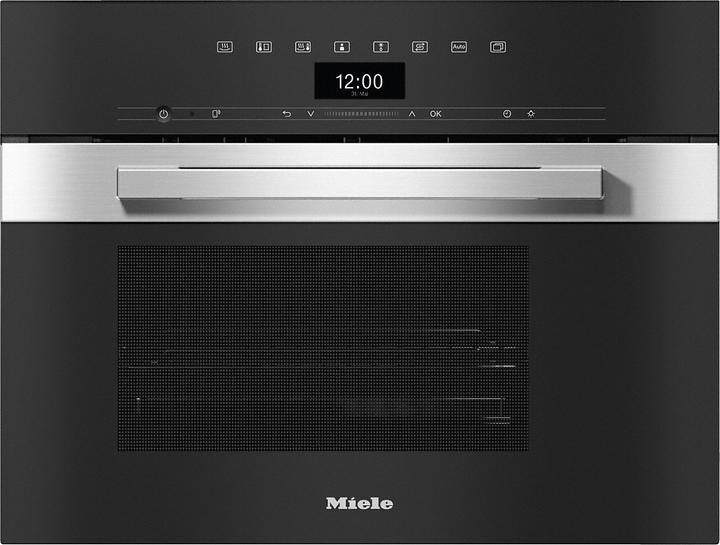 Produktbild Miele Einbau-Dampfgarer für gesundes Kochen mit Automatikprogrammen, Vernetzung und Sous-vide Garen.
