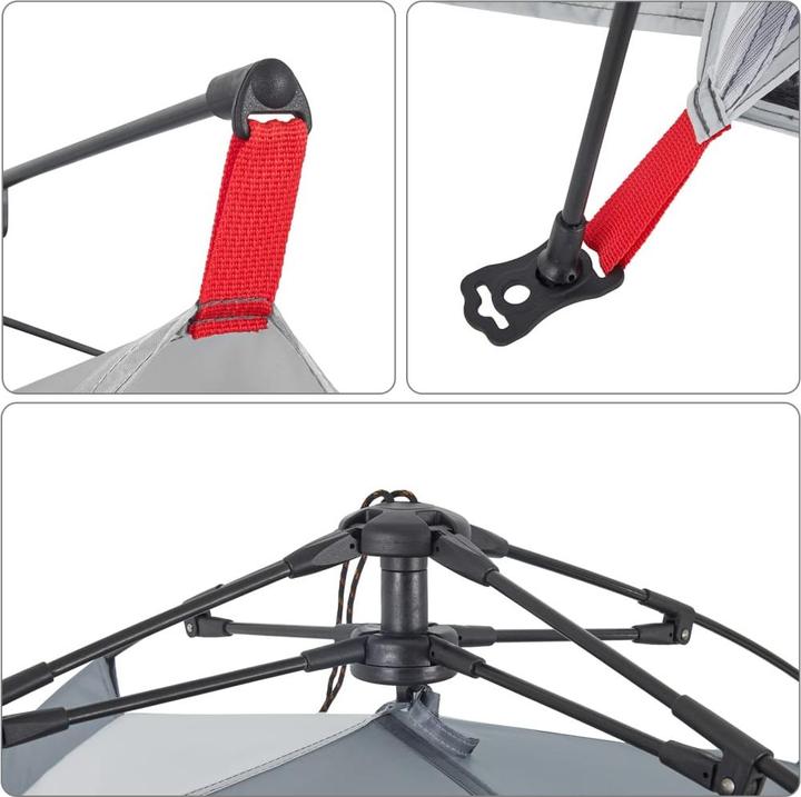 Produktbild VidaXL Strandzelt Quick Release Wasserdicht (Strandzelt + Strandmuschel, 1.10 kg)