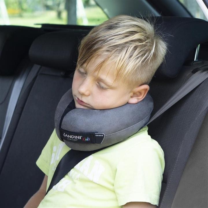 Image du produit Sandini TravelFix Kids, microfibre anthracite (Coussins de voyage)