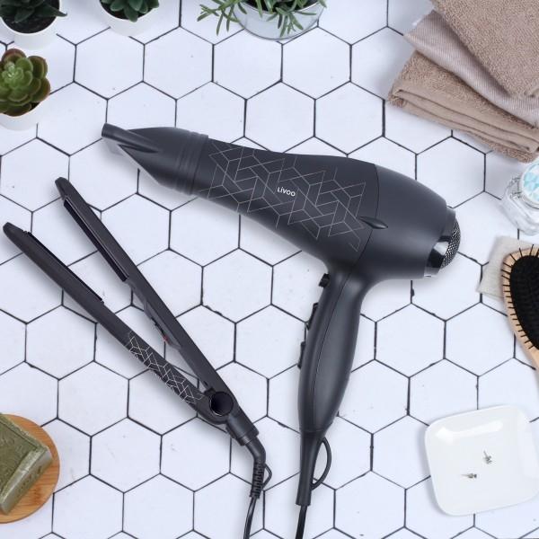 Immagine prodotto Livoo Set asciugacapelli e piastra lisciacapelli (Piastra per capelli)