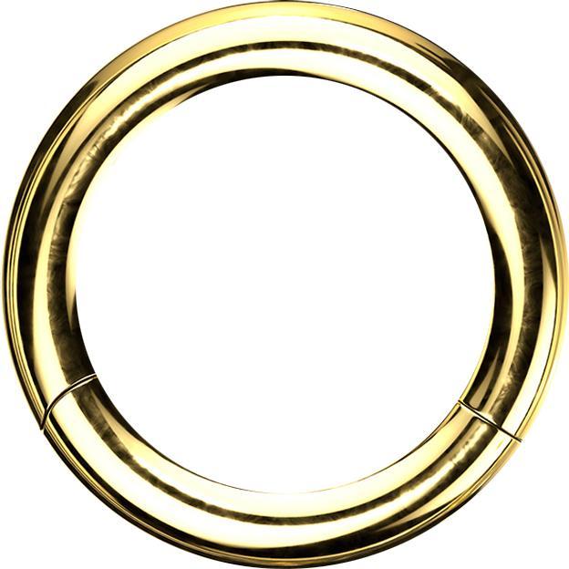 Immagine prodotto Star Piercing Anello a segmenti con cerniera placcato oro (senza ottone, Acciaio chirurgico 316L)