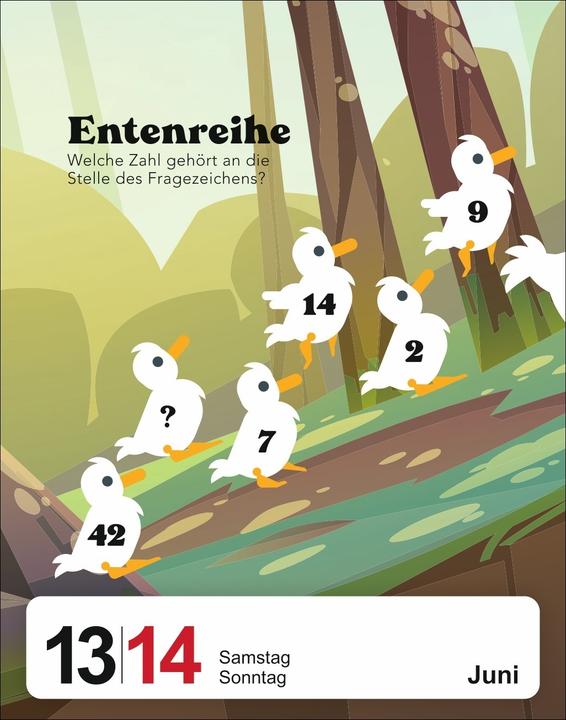 Actual product image Harenberg 5 minutes to kill Tagesabreisskalender 2026 - Der Rätselkalender gegen die langweiligsten Minuten (11 x 14 cm, German)