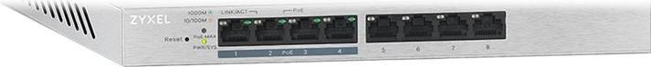 Produktbild Zyxel GS1200-8HP: 8Port-PoE+-Switch, V2 (8 Ports)
