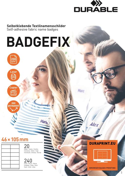 Immagine prodotto Durable BADGEFIX - Etichetta con nome