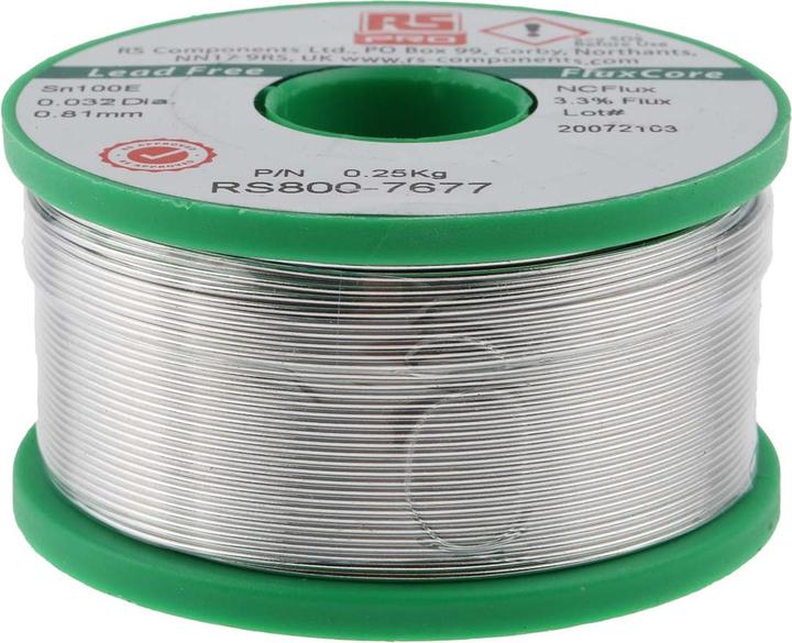 Image du produit Rs Pro Lower cost Lead free solder, 0.8mm, 250g