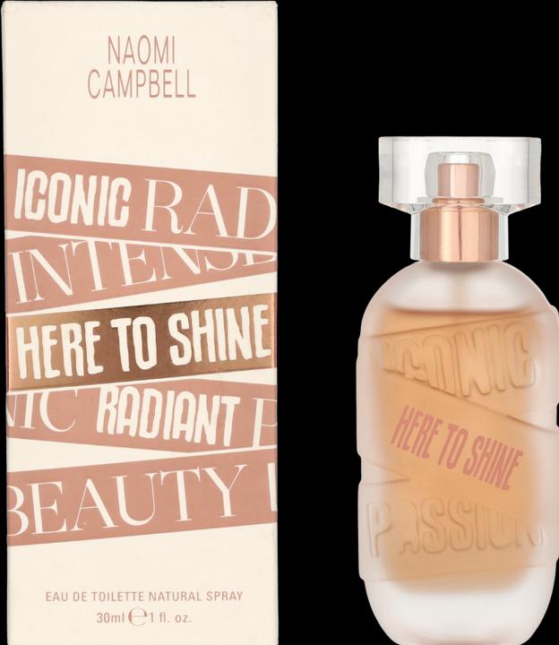 Actual product image Naomi Campbell Here To Shine (Eau de toilette, 30 ml)