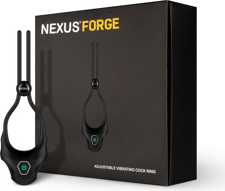 Actual product image Nexus Forge Vibrating Adjustable Lasso Cock Ring (4 cm)