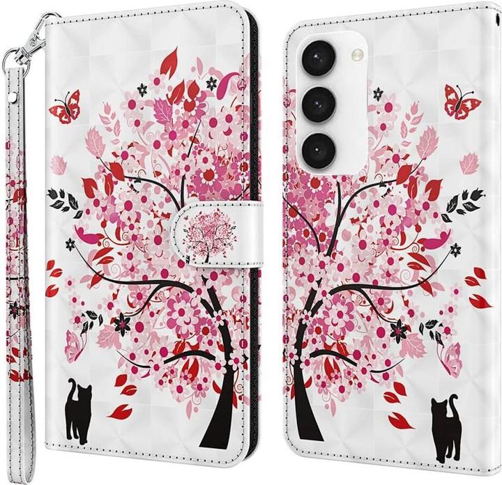 Produktbild Cover-Discount Etui Glitzer Effekt Schmetterling blau (Samsung Galaxy S24)
